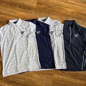 Emory University Golf Bobby Jones Sunice Polo Mens Med Performance AOP 4pcs UAA